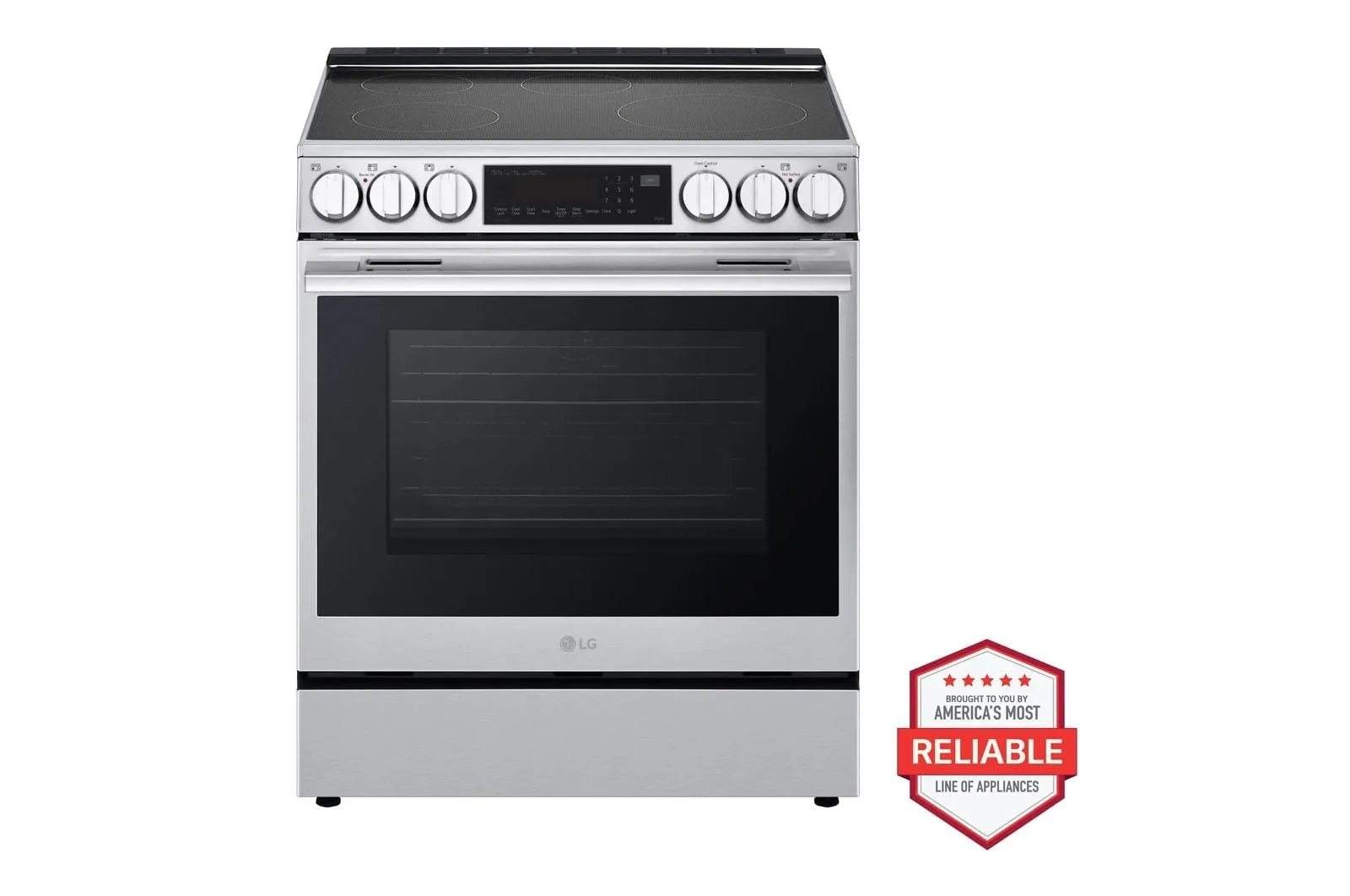 Lg LSIL6336XE 6.3 Cu. Ft. Smart Induction Slide-In Range With Instaview, Probake Convection, Air Fry, And Air Sous Vide