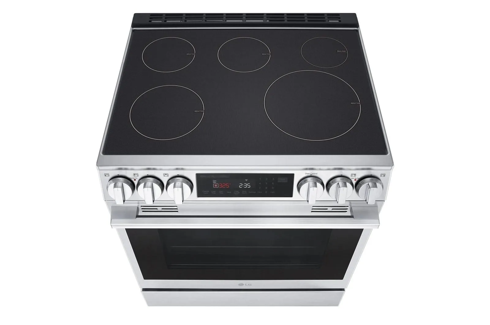 Lg LSIL6336XE 6.3 Cu. Ft. Smart Induction Slide-In Range With Instaview, Probake Convection, Air Fry, And Air Sous Vide