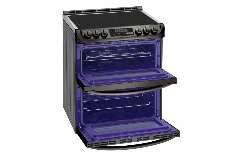 Lg LTE4815BD 7.3 Cu. Ft. Smart Wi-Fi Enabled Electric Double Oven Slide-In Range With Probake Convection And Easyclean