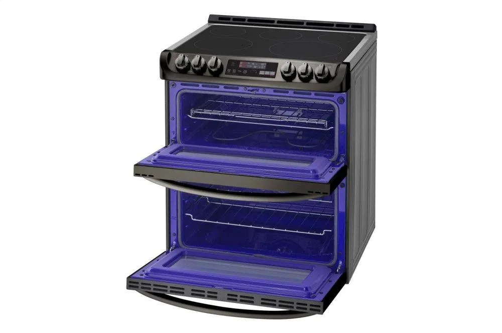 Lg LTE4815BD 7.3 Cu. Ft. Smart Wi-Fi Enabled Electric Double Oven Slide-In Range With Probake Convection And Easyclean