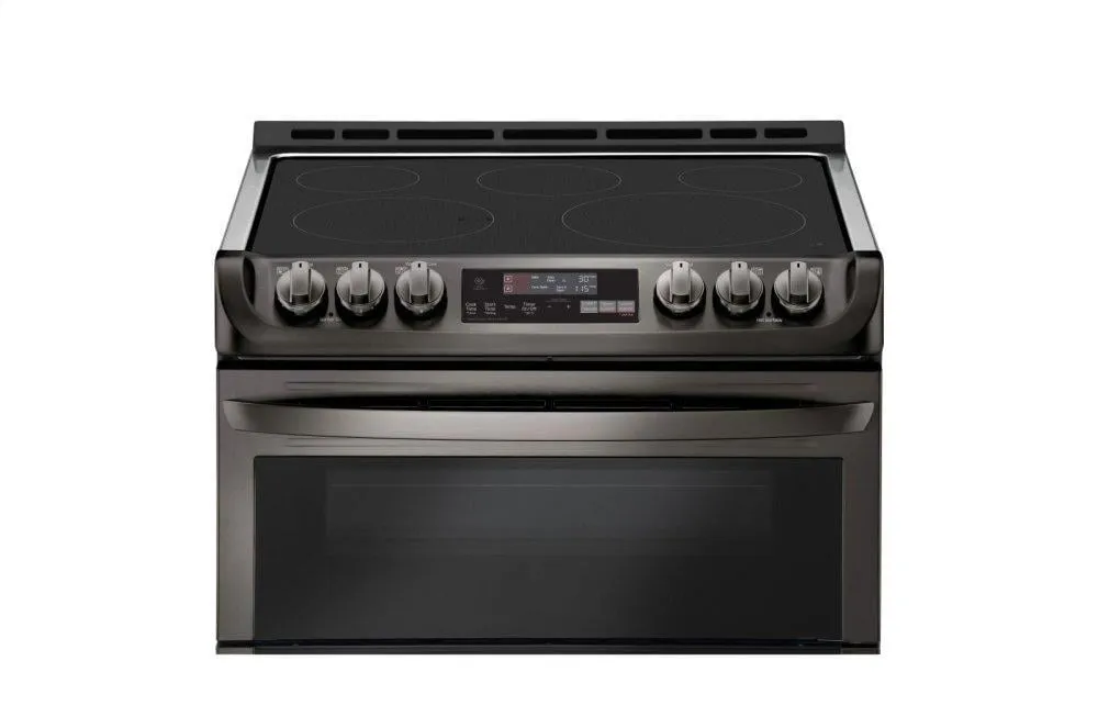 Lg LTE4815BD 7.3 Cu. Ft. Smart Wi-Fi Enabled Electric Double Oven Slide-In Range With Probake Convection And Easyclean