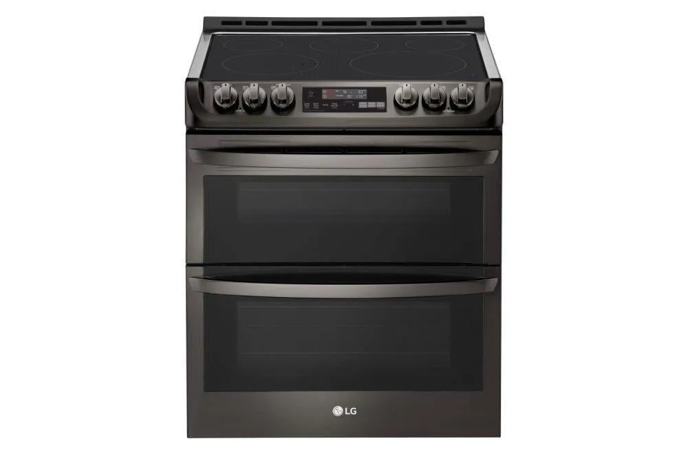Lg LTE4815BD 7.3 Cu. Ft. Smart Wi-Fi Enabled Electric Double Oven Slide-In Range With Probake Convection And Easyclean