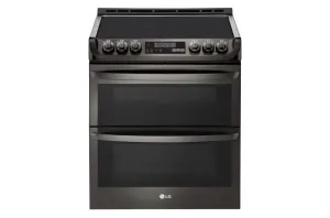 Lg LTE4815BD 7.3 Cu. Ft. Smart Wi-Fi Enabled Electric Double Oven Slide-In Range With Probake Convection And Easyclean