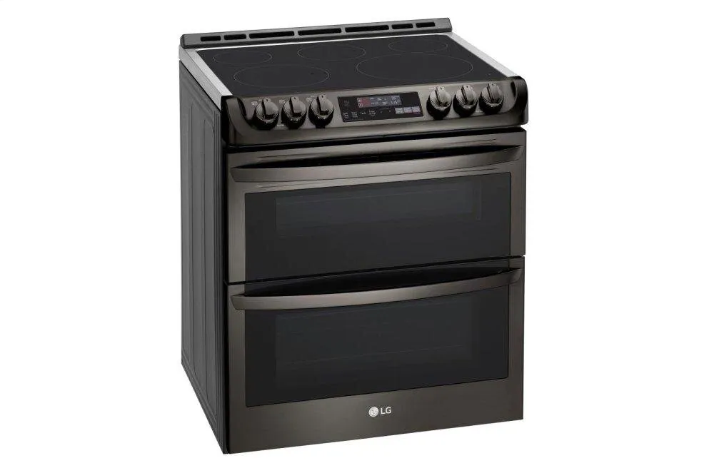Lg LTE4815BD 7.3 Cu. Ft. Smart Wi-Fi Enabled Electric Double Oven Slide-In Range With Probake Convection And Easyclean