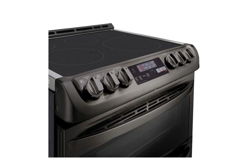 Lg LTE4815BD 7.3 Cu. Ft. Smart Wi-Fi Enabled Electric Double Oven Slide-In Range With Probake Convection And Easyclean