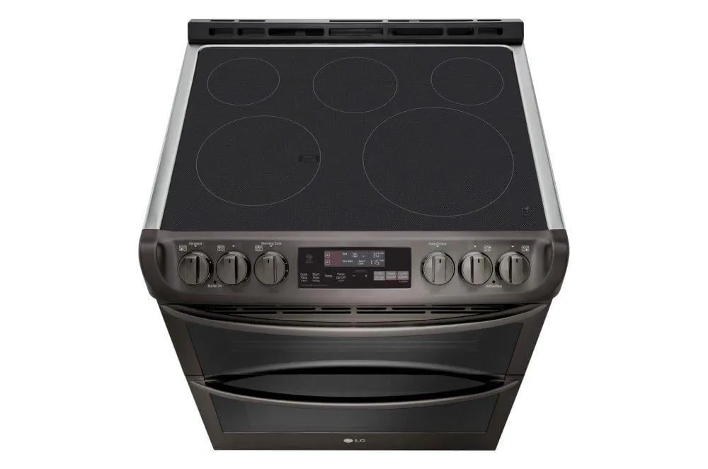 Lg LTE4815BD 7.3 Cu. Ft. Smart Wi-Fi Enabled Electric Double Oven Slide-In Range With Probake Convection And Easyclean