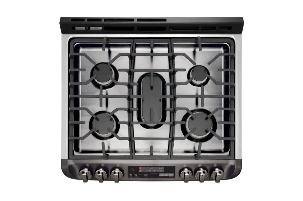 Lg LTG4715BD 6.9 Cu. Ft. Smart Wi-Fi Enabled Gas Double Oven Slide-In Range With Probake Convection And Easyclean