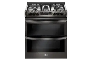 Lg LTG4715BD 6.9 Cu. Ft. Smart Wi-Fi Enabled Gas Double Oven Slide-In Range With Probake Convection And Easyclean