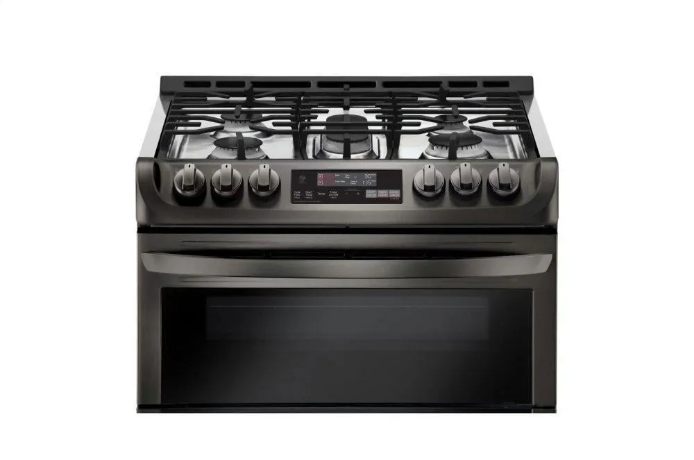 Lg LTG4715BD 6.9 Cu. Ft. Smart Wi-Fi Enabled Gas Double Oven Slide-In Range With Probake Convection And Easyclean
