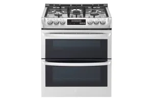 Lg LTG4715ST 6.9 Cu. Ft. Smart Wi-Fi Enabled Gas Double Oven Slide-In Range With Probake Convection And Easyclean