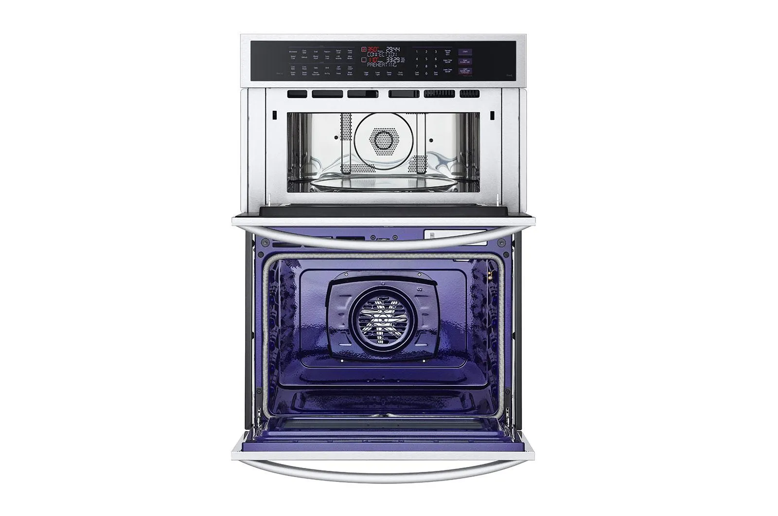 Lg WCEP6427F 1.7/4.7 Cu. Ft. Smart Combination Wall Oven With Instaview, True Convection, Air Fry, And Steam Sous Vide
