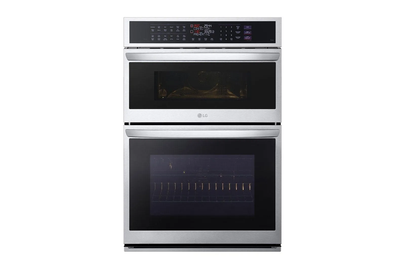 Lg WCEP6427F 1.7/4.7 Cu. Ft. Smart Combination Wall Oven With Instaview, True Convection, Air Fry, And Steam Sous Vide