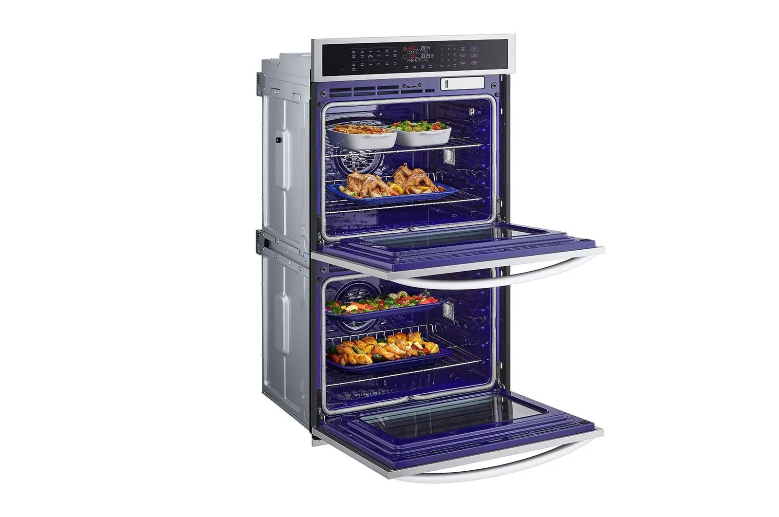 Lg WDEP9427F 9.4 Cu. Ft. Smart Double Wall Oven With Instaview, True Convection, Air Fry, And Steam Sous Vide