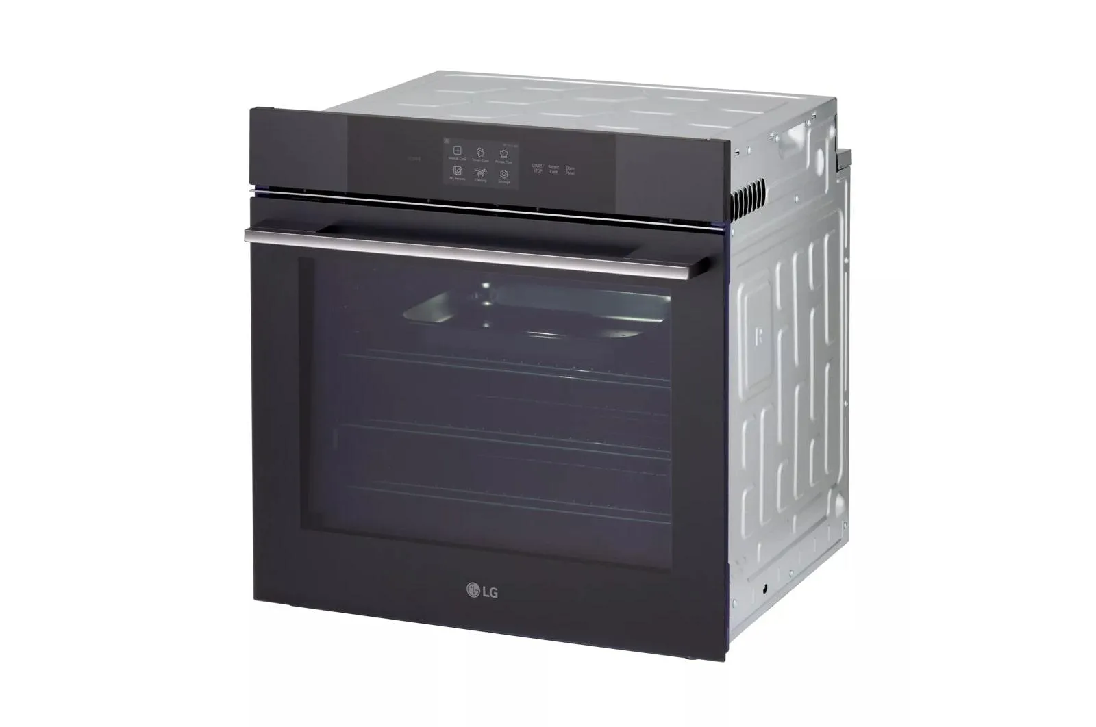 Lg WSED3067M 3.0 Cu. Ft. Smart Compact Wall Oven With Instaview, True Convection, Air Fry And Steam Baking