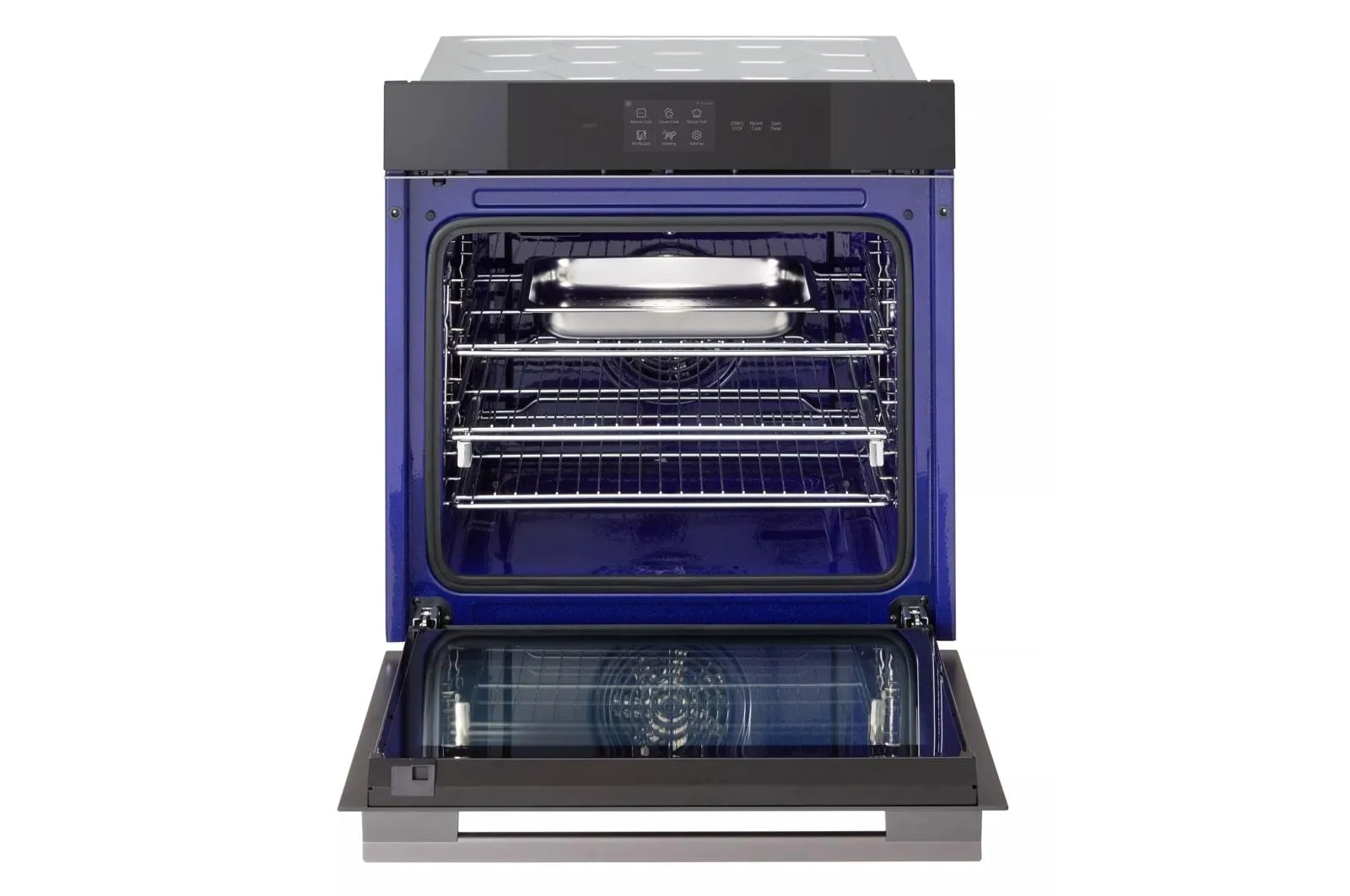 Lg WSED3067M 3.0 Cu. Ft. Smart Compact Wall Oven With Instaview, True Convection, Air Fry And Steam Baking
