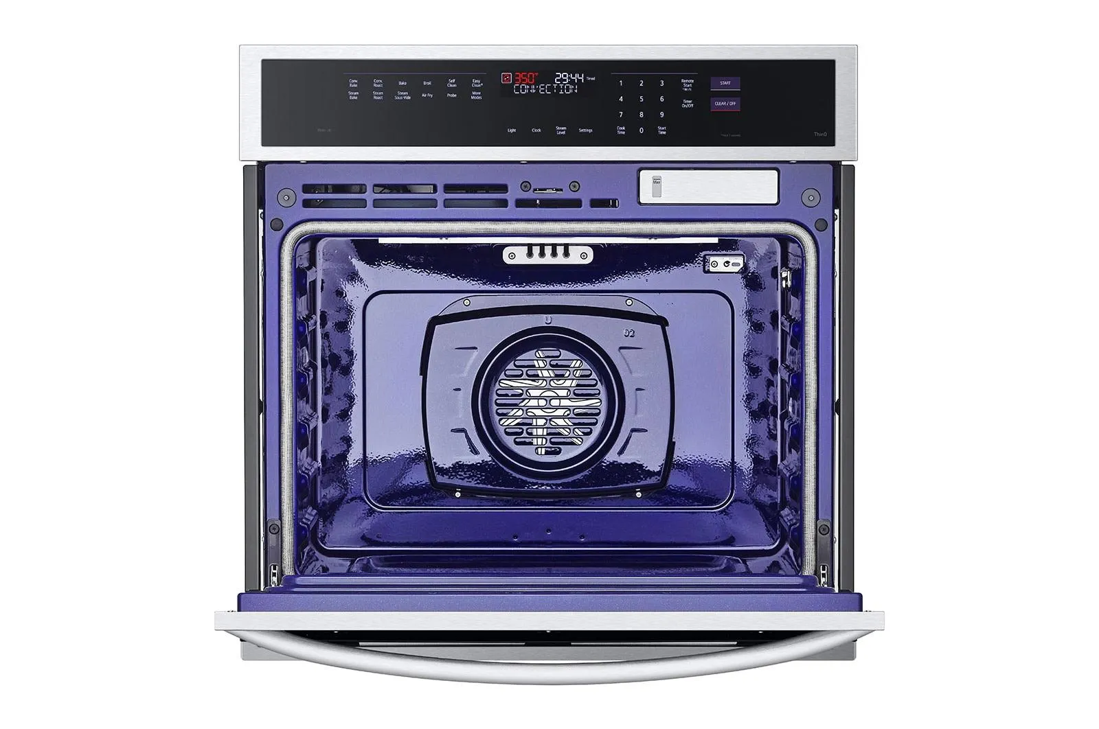 Lg WSEP4727F 4.7 Cu. Ft. Smart Wall Oven With Instaview, True Convection, Air Fry, And Steam Sous Vide