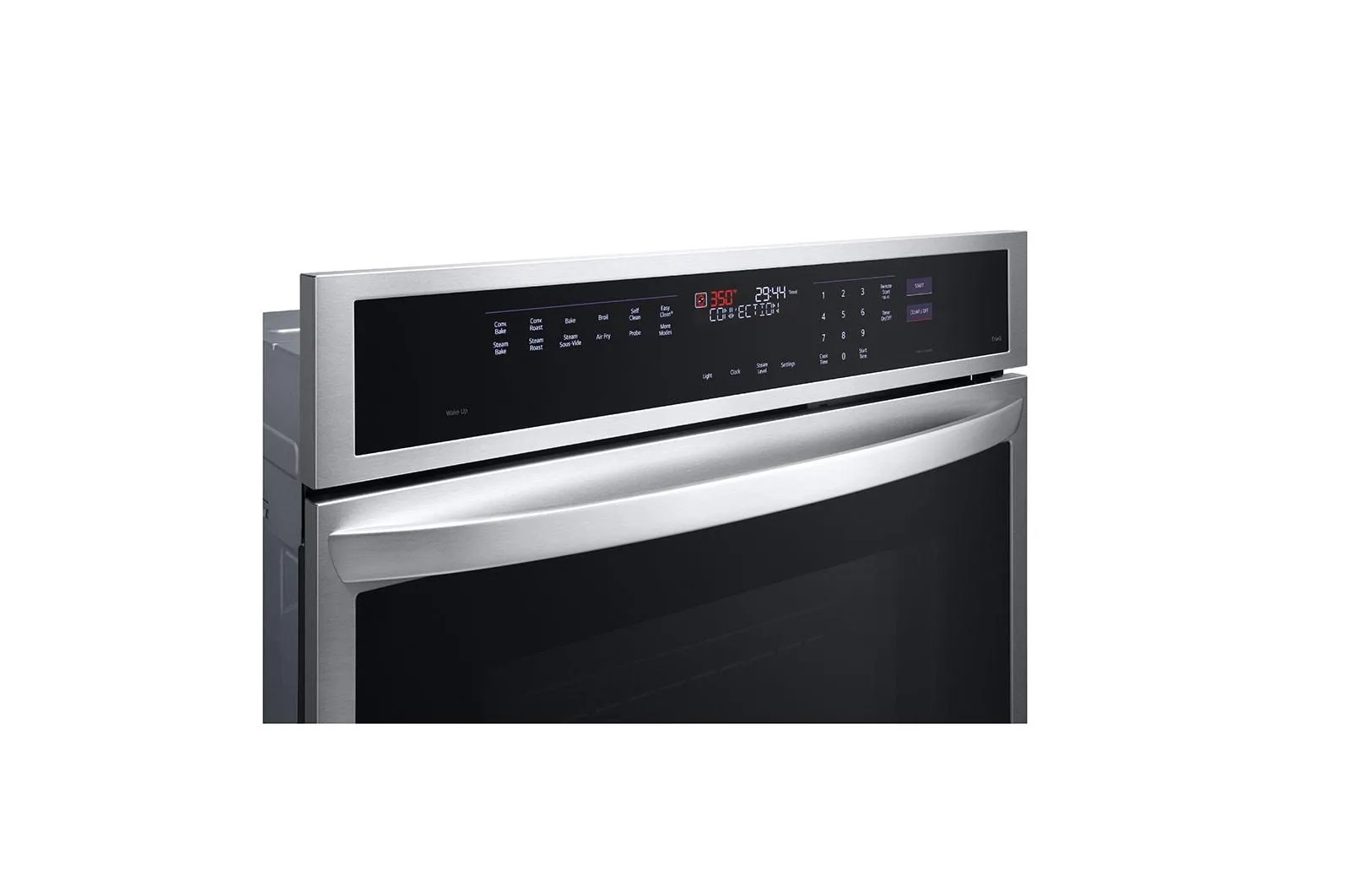 Lg WSEP4727F 4.7 Cu. Ft. Smart Wall Oven With Instaview, True Convection, Air Fry, And Steam Sous Vide