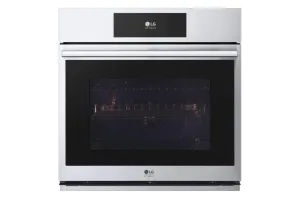 Lg WSES4728F Lg Studio 4.7 Cu. Ft. Smart Instaview Electric Single Built-In Wall Oven With Air Fry & Steam Sous Vide