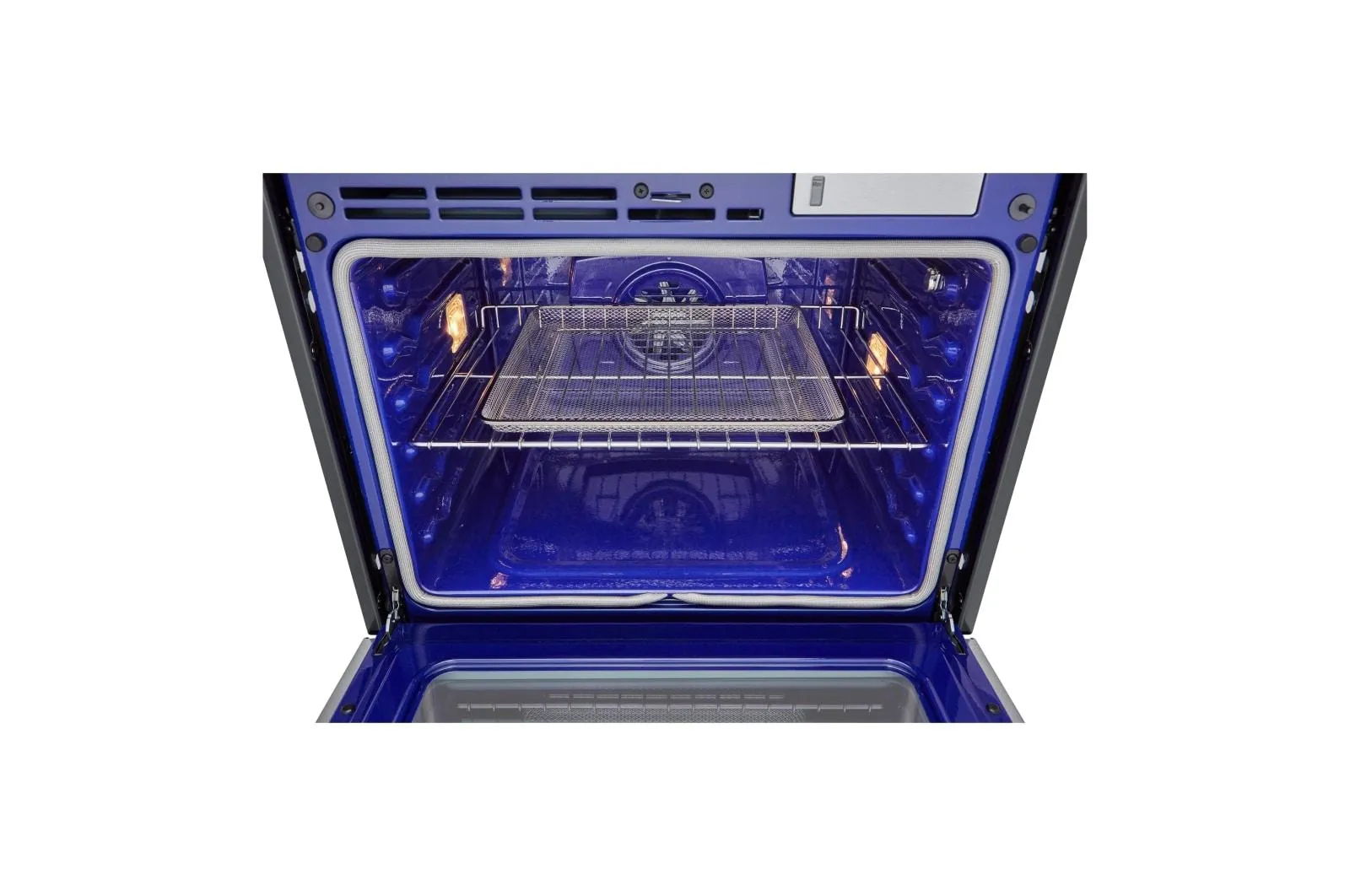Lg WSES4728F Lg Studio 4.7 Cu. Ft. Smart Instaview Electric Single Built-In Wall Oven With Air Fry & Steam Sous Vide