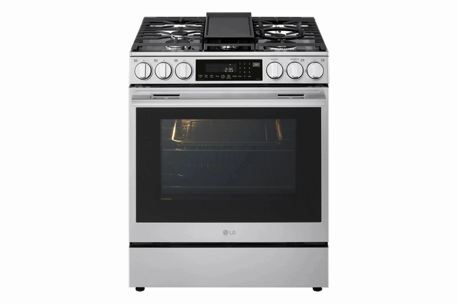 Lg LSGL6337X 6.3 Cu Ft. Smart Gas Slide-In Range With Instaview, Probake Convection, And Air Fry