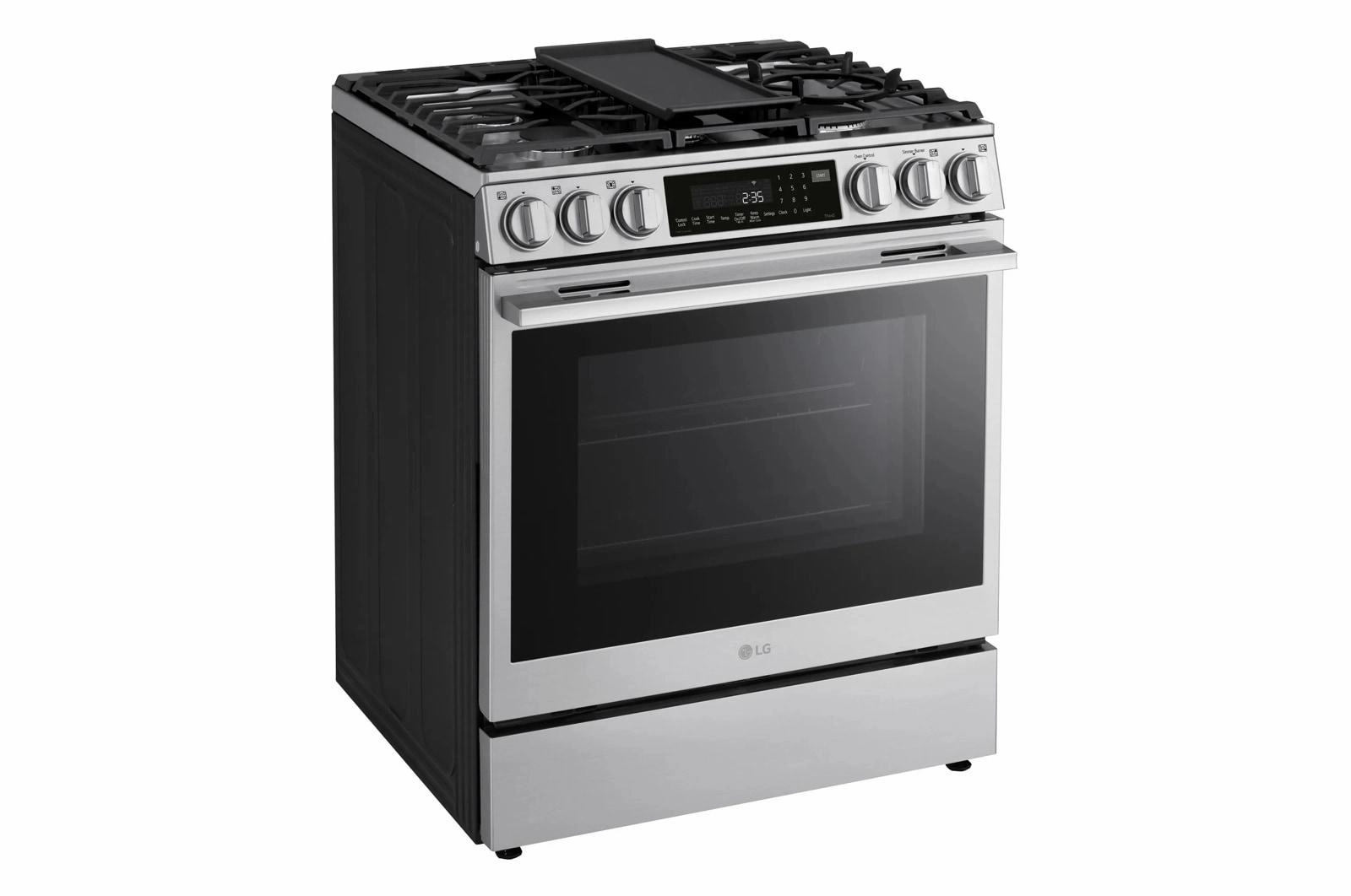 Lg LSGL6337X 6.3 Cu Ft. Smart Gas Slide-In Range With Instaview, Probake Convection, And Air Fry