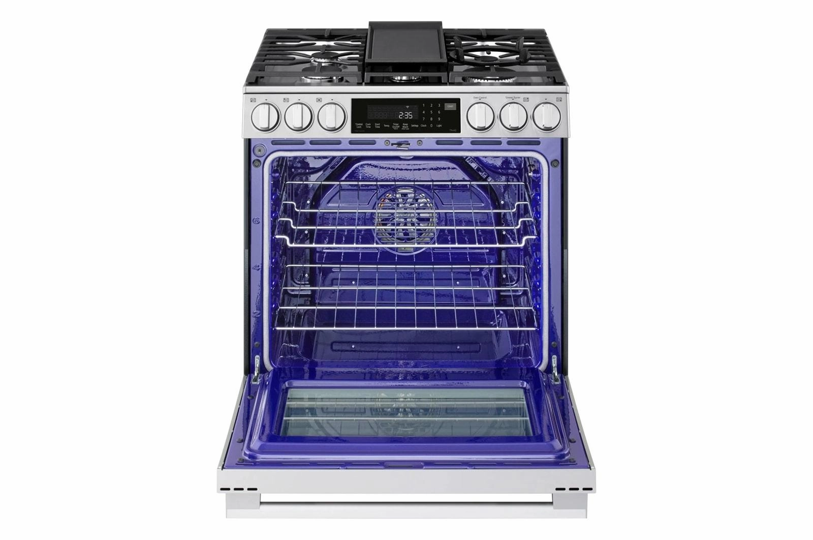 Lg LSGL6337X 6.3 Cu Ft. Smart Gas Slide-In Range With Instaview, Probake Convection, And Air Fry