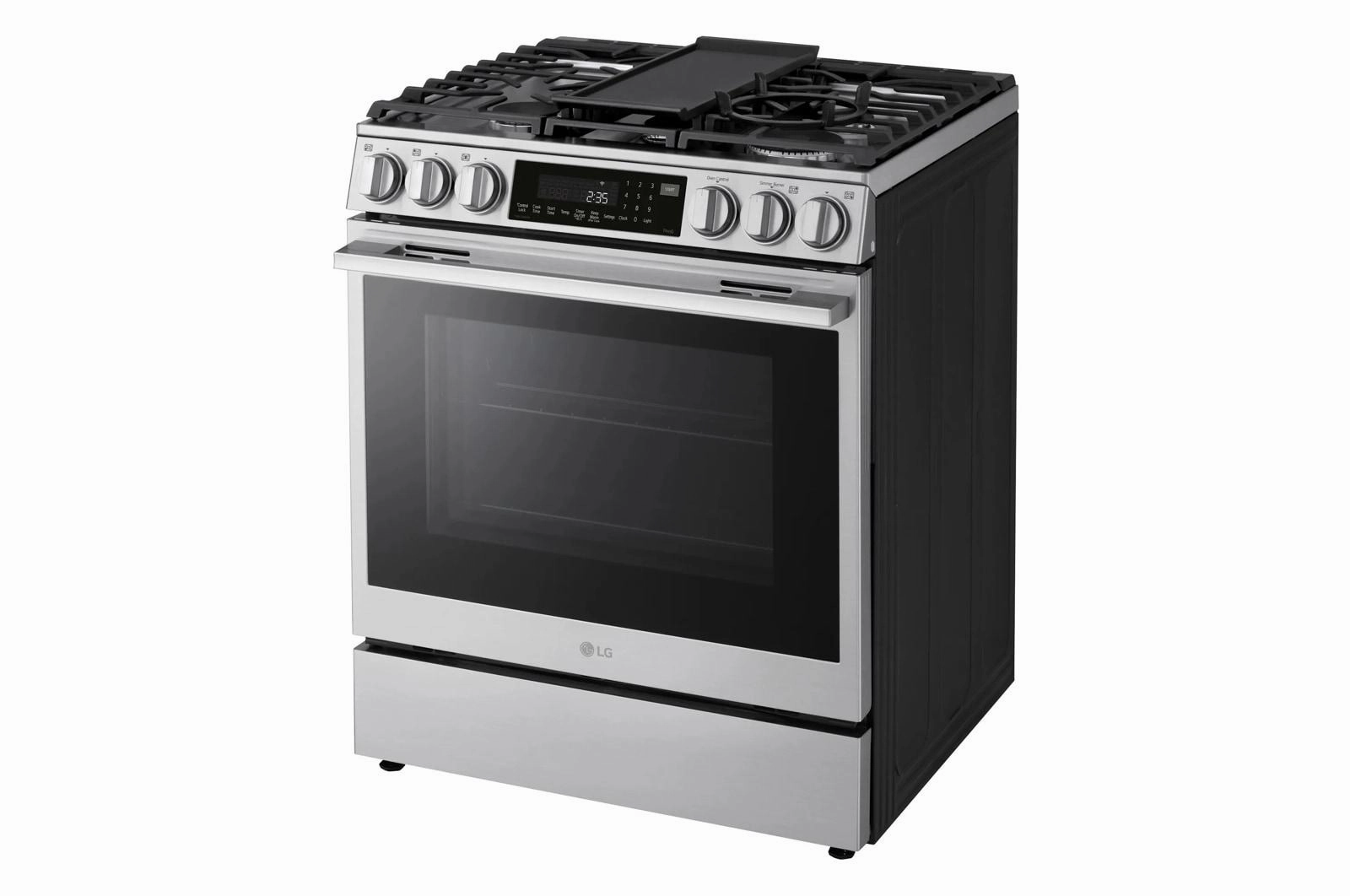 Lg LSGL6337X 6.3 Cu Ft. Smart Gas Slide-In Range With Instaview, Probake Convection, And Air Fry