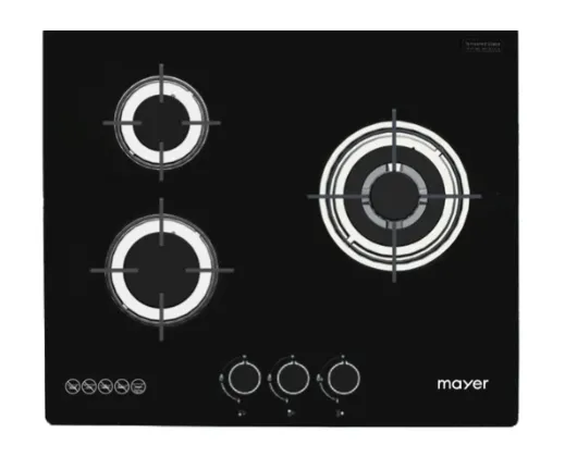 Mayer MMGH633HI 60cm 3-burner Gas Hob (Lpg)