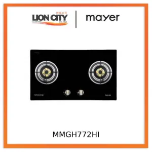 Mayer MMGH772HI 78 cm 2 Burner Glass Gas Hob