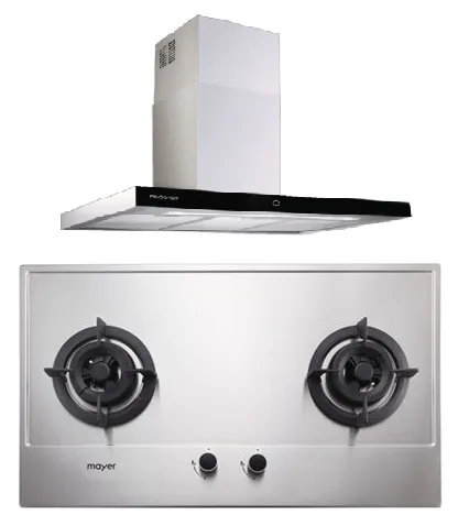Mayer MMGH772/SS772 Built-In Gas Hob   MMCH407I 90cm Chimney Hood
