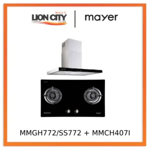 Mayer MMGH772/SS772 Built-In Gas Hob   MMCH407I 90cm Chimney Hood