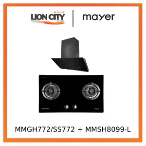 Mayer MMGH772/SS772 Built-In Gas Hob   MMSH8099-L Angled Chimney Hood