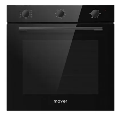 Mayer MMGH7731HI 76cm 3 Burner Glass Gas Hob   MMBCH900I Chimney Hood   MMDO8R 60 cm Built-in Oven with Smoke Ventilation