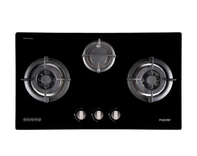 Mayer MMGH773/SS773 Built-In Gas Hob 3 Burners   MMSL902BE 90cm Slimline Hood   MMDO8R 60 cm Built-in Oven with Smoke Ventilation
