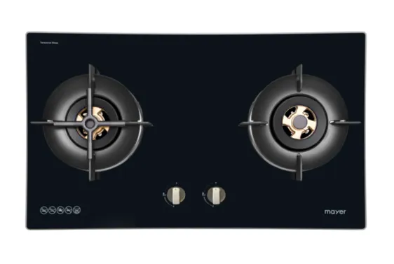 Mayer MMGH8821HI 86cm 2 Burner Glass Gas Hob   MMSI900LEDHS 90cm Semi-integrated Slimline Hood   MMDO8R 60 cm Built-in Oven with Smoke Ventilation