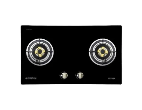 Mayer MMGH882HI 86 cm 2 Burner Glass Gas Hob
