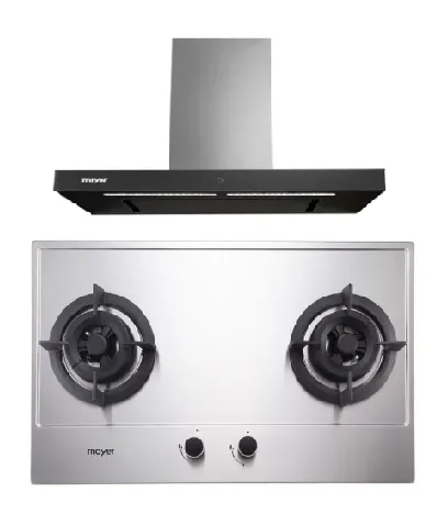 Mayer MMGH882/SS882 Built-In Gas Hob 2 Burners   MMBCH900I Chimney Hood