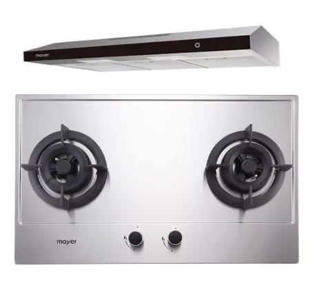 Mayer MMGH882/SS882 Built-In Gas Hob 2 Burners   MMSL902BE  90cm Slimline Hood