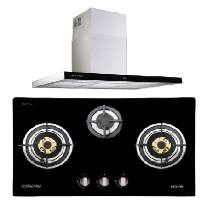 Mayer MMGH883/SS883 86cm 3 Burner Stainless Steel Gas Hob   MMCH407I 90cm Chimney Hood