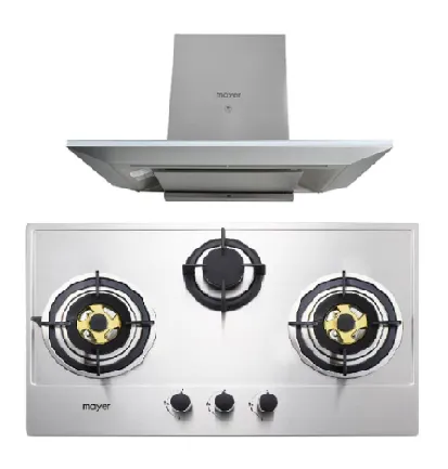 Mayer MMGH883/SS883 86cm 3 Burner Stainless Steel Gas Hob   MMCH905 90cm Chimney Hood