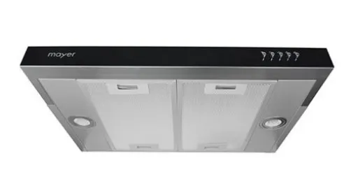 Mayer MMGH/SS633 60cm 3 Burner Glass Gas Hob   MMSI600HS 60 Cm Semi-integrated Slimline Hood   MMDO8R 60 cm Built-in Oven with Smoke Ventilation