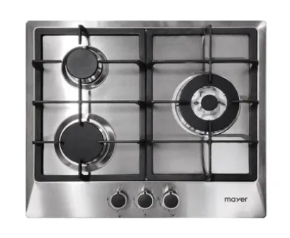 Mayer MMGH/SS633 60cm 3 Burner Glass Gas Hob   MMSL902BE  90cm Slimline Hood   MMDO8R 60 cm Built-in Oven with Smoke Ventilation