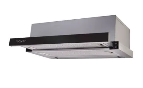 Mayer MMGH/SS633 60cm 3 Burner Glass Gas Hob    MMTH90 Telescopic Hood   MMDO8R 60 cm Built-in Oven with Smoke Ventilation