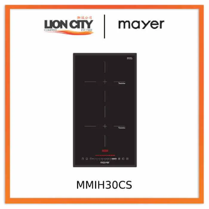 Mayer MMIH30CS 30cm 2 Zone Domino Induction Hob with Slider