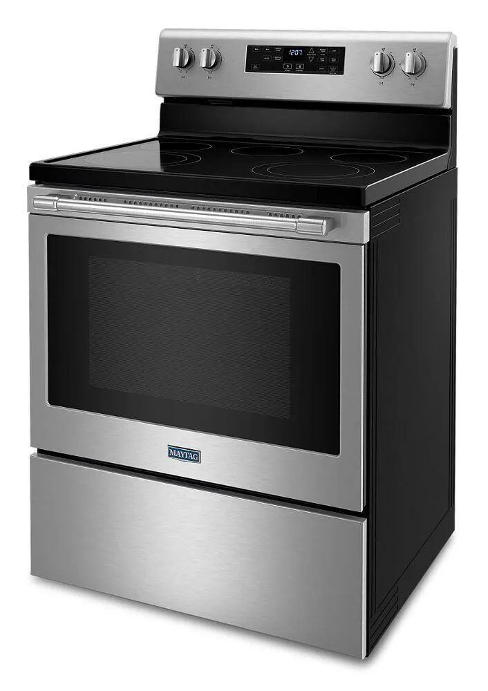Maytag MER7700LZ Electric Range With Air Fryer And Basket - 5.3 Cu. Ft.