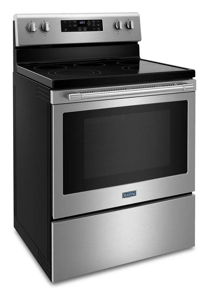 Maytag MER7700LZ Electric Range With Air Fryer And Basket - 5.3 Cu. Ft.