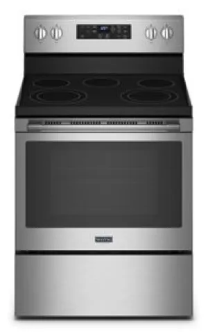 Maytag MER7700LZ Electric Range With Air Fryer And Basket - 5.3 Cu. Ft.