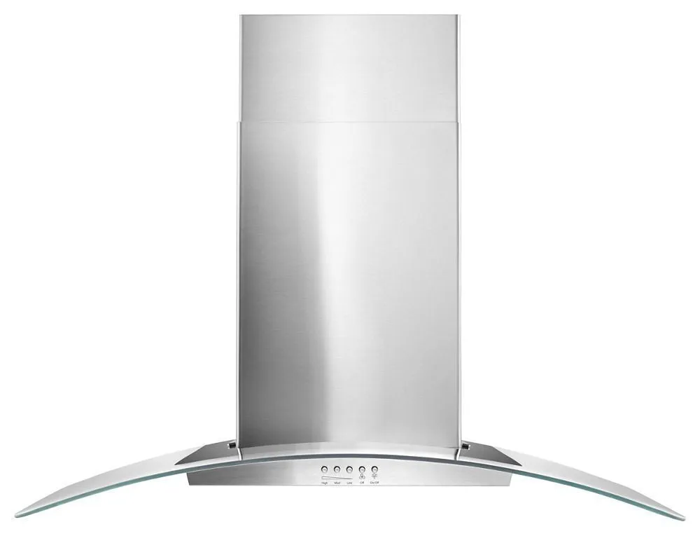 Maytag WVW51UC6FS 36" Concave Glass Wall Mount Range Hood