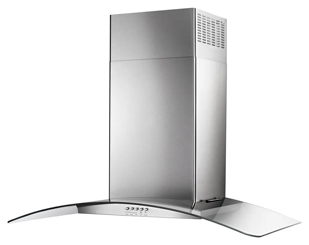 Maytag WVW51UC6FS 36" Concave Glass Wall Mount Range Hood