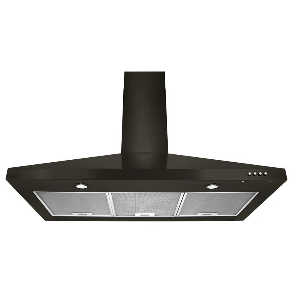 Maytag WVW53UC6HV 36" Contemporary Black Stainless Wall Mount Range Hood